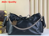 Louis Vuitton Carryall Cargo PM Handbag in Black Lambskin M24861 Replica