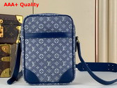 Louis Vuitton Crossbody Bag in Blue Monogram Jacquard Denim Replica