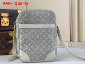 Louis Vuitton Crossbody Bag in Grey Monogram Jacquard Denim Replica
