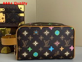 Louis Vuitton Locker Dopp Kit Chocolate Monogram Craggy Coated Canvas M47069 Replica