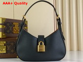 Louis Vuitton Low Key Shoulder Bag in Black Grained Calfskin M24611 Replica