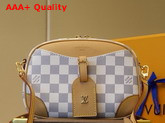 Louis Vuitton Mini Deauville Handbag Damier Azur Canvas N50048 Replica
