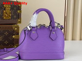 Louis Vuitton Nano Alma Bag in Lilas Provence Lilac Epi Grained Cowhide Leather M82402 Replica