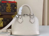 Louis Vuitton Nano Alma Bag in Quartz White Epi Grained Cowhide Leather M82411 Replica