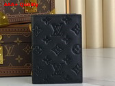Louis Vuitton Passport Cover in Black Monogram Empreinte Leather M63914 Replica