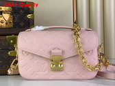 Louis Vuitton Pochette Metis East West Pink Opale Monogram Empreinte Leather M47045 Replica