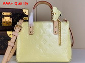 Louis Vuitton Reade PM Bag in Chic and Yellow Monogram Vernis Leather Replica