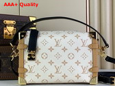 Louis Vuitton Side Trunk MM Handbag Monogram Dune Coated Canvas M46907 Replica