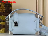Louis Vuitton Side Trunk PM in Sky Blue Grained Calf Leather Replica