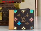 Louis Vuitton Slender Wallet Chocolate Monogram Craggy Coated Canvas Replica