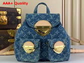 Louis Vuitton Venice Backpack in Blue Monogram Denim M46836 Replica