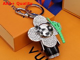 Louis Vuitton Vivienne Panda Bag Charm and Key Holder Replica