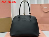 Miu Miu Leather Bag in Black 5BA289 Replica