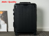 Rimowa Cabin S Aluminium Suitcase in Black Replica