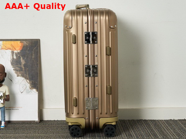Rimowa Cabin S Aluminium Suitcase in Titanium Replica