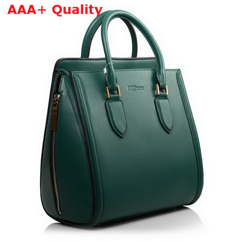 Alexander McQueen Heroine Bag in Green Genuine Leather for Sale