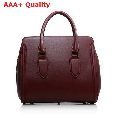 Alexander McQueen Heroine Large Tote Bag Burgundy for Sale