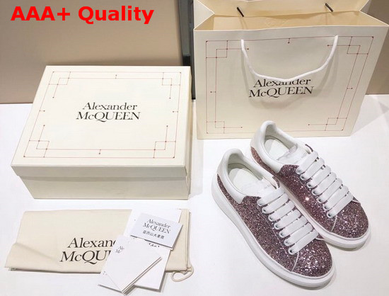 Alexander McQueen Oversized Sneaker Grey Glitter Replica