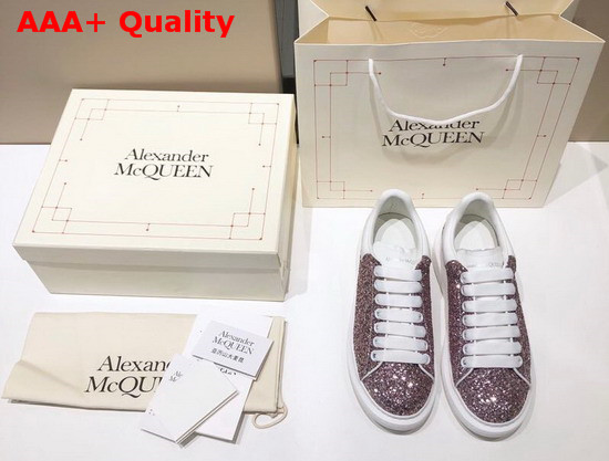 Alexander McQueen Oversized Sneaker Grey Glitter Replica