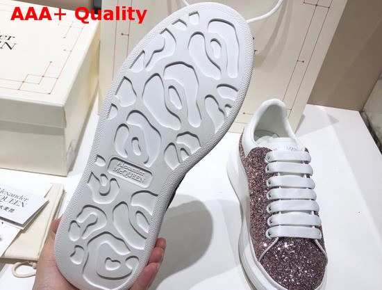 Alexander McQueen Oversized Sneaker Grey Glitter Replica