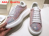 Alexander McQueen Oversized Sneaker Pink Glitter Replica