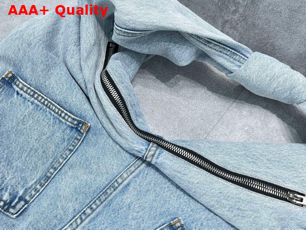 Alexander Wang 5 Pocket Hobo in Light Blue Denim Replica