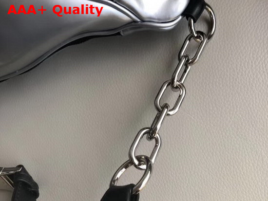 Alexander Wang Attica Fanny Pack Silver Patent Leather Replica