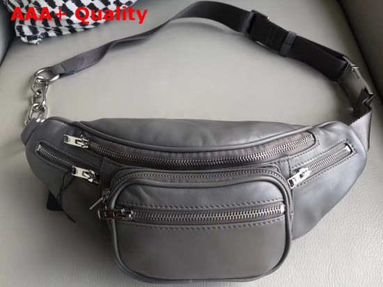 Alexander Wang Attica Fanny Pack in Grey Lambskin Replica