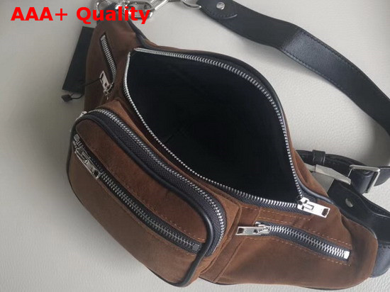 Alexander Wang Attica Fanny Pack in Khaki Velvet Replica