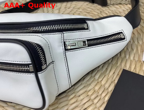 Alexander Wang Attica Fanny Pack in White Leather Replica