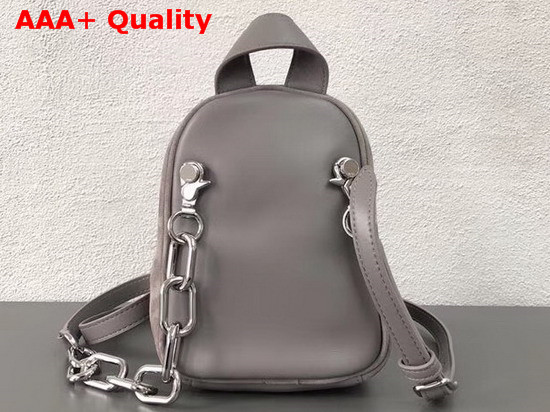 Alexander Wang Attica Mini Backpack Crossbody Grey Suede and Smooth Calfskin Replica