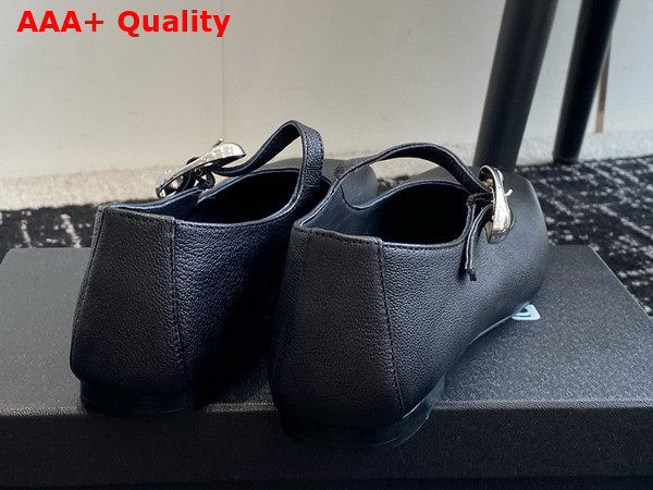 Alexander Wang Billie Mary Jane in Black Goat Leather Replica