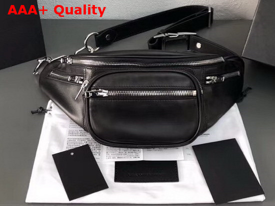 Alexander Wang Black Attica Fanny Pack Lambskin Replica