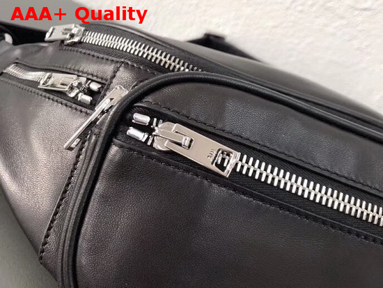 Alexander Wang Black Attica Fanny Pack Lambskin Replica