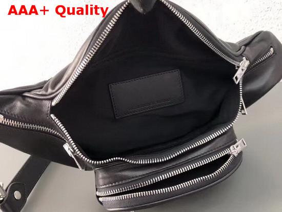 Alexander Wang Black Attica Fanny Pack Lambskin Replica