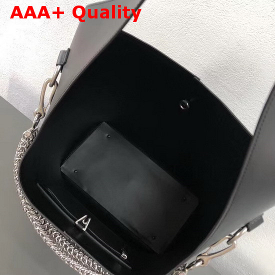 Alexander Wang Black Genesis Mini Hobo Calfskin Replica