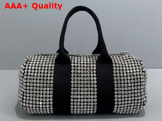 Alexander Wang Cruiser Crystal Mini Duffel in Black Replica