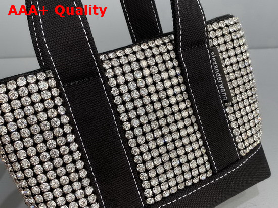 Alexander Wang Cruiser Crystal Mini Tote in Black Replica