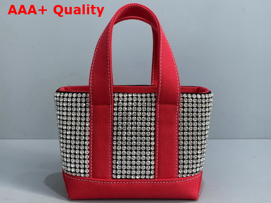 Alexander Wang Cruiser Crystal Mini Tote in Red Replica