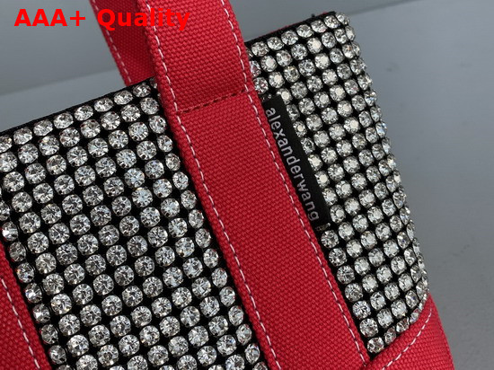 Alexander Wang Cruiser Crystal Mini Tote in Red Replica