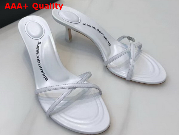 Alexander Wang Dahlia 50 Sandal in Capretto White Replica