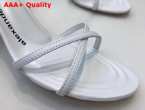 Alexander Wang Dahlia 50 Sandal in Capretto White Replica