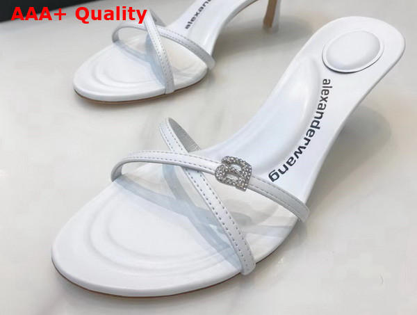 Alexander Wang Dahlia 50 Sandal in Capretto White Replica