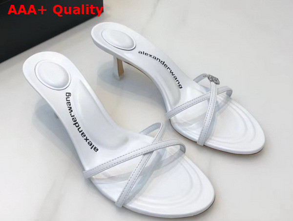 Alexander Wang Dahlia 50 Sandal in Capretto White Replica