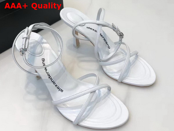 Alexander Wang Dahlia 85 Sandal in Capretto White Replica