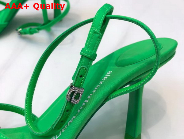 Alexander Wang Dahlia 85 Sandal in Lycra Green Replica