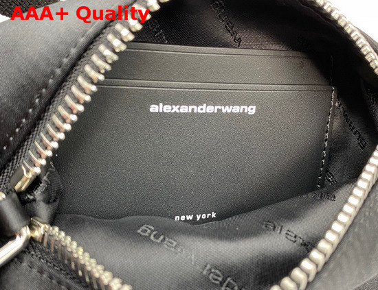 Alexander Wang Heiress Satin Pouch in Black Replica