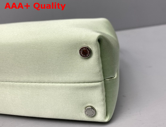 Alexander Wang Heiress Satin Pouch in Green Replica