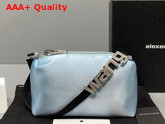 Alexander Wang Heiress Satin Pouch in Light Blue Replica