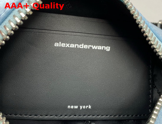 Alexander Wang Heiress Satin Pouch in Light Blue Replica